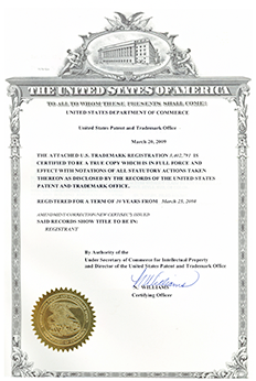 Trademark Certificate